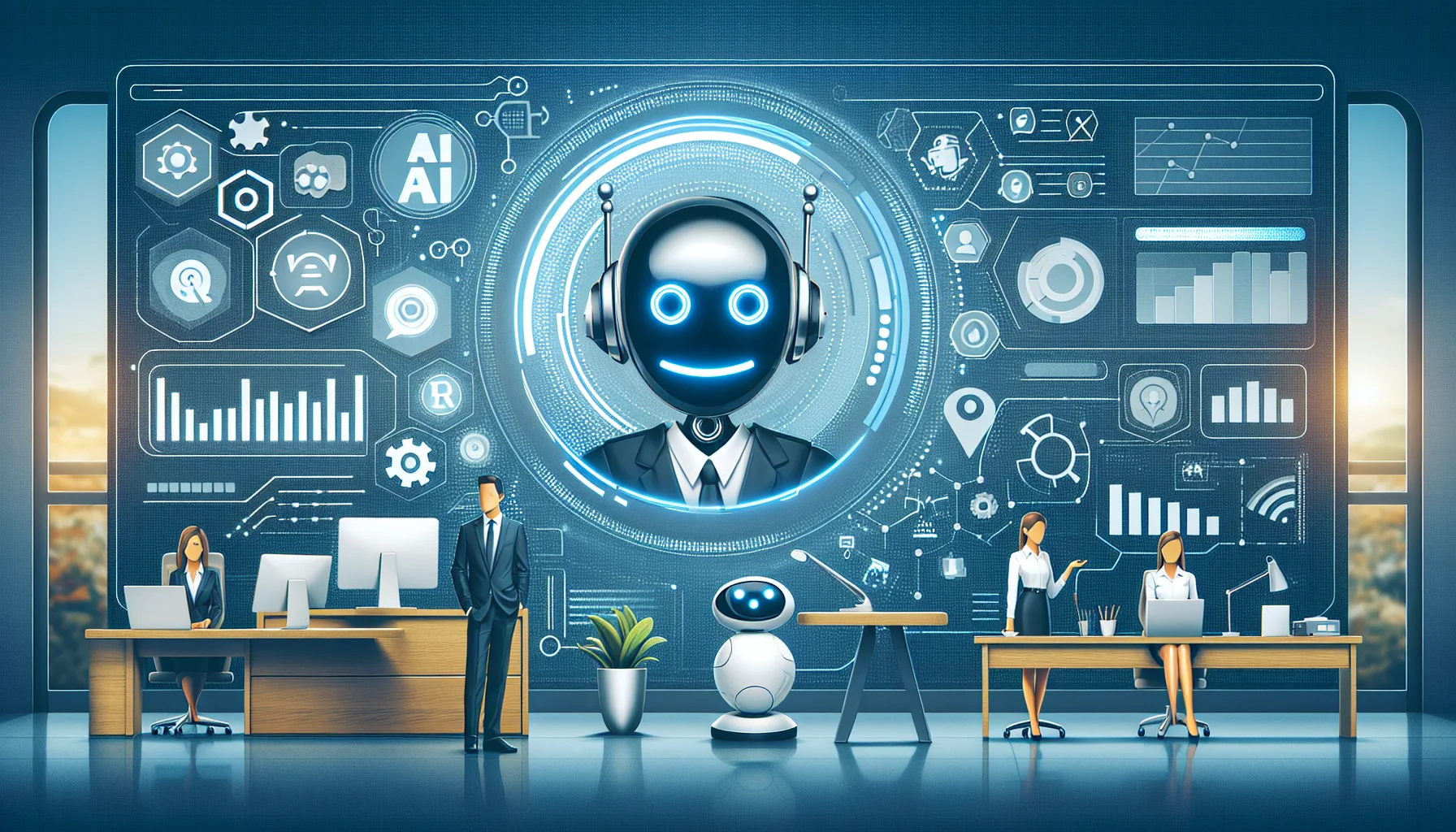 加州的AI接待员：为现代企业自动化电话