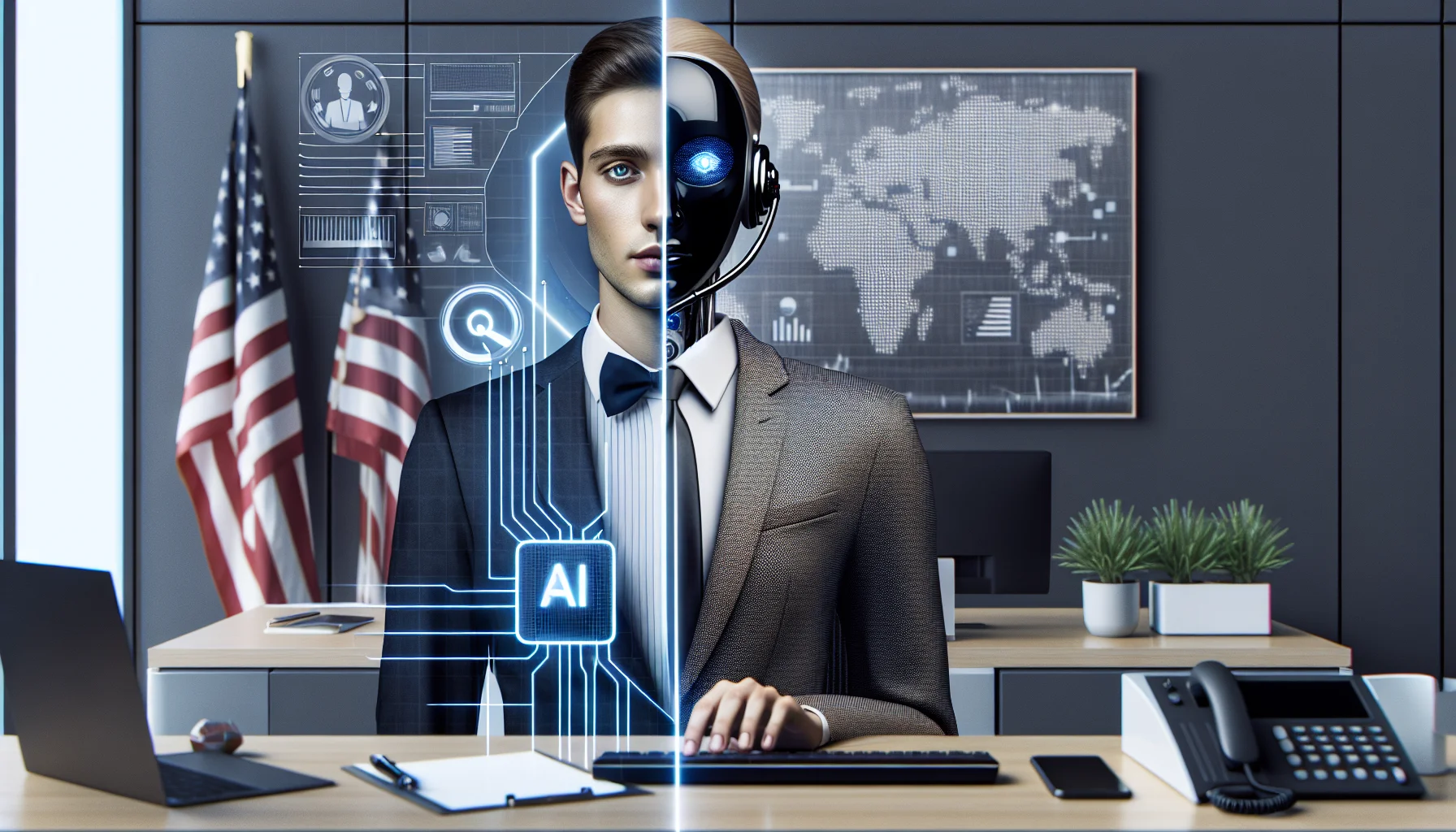 美国的AI接待员与人类接待员：哪个更适合您的业务？