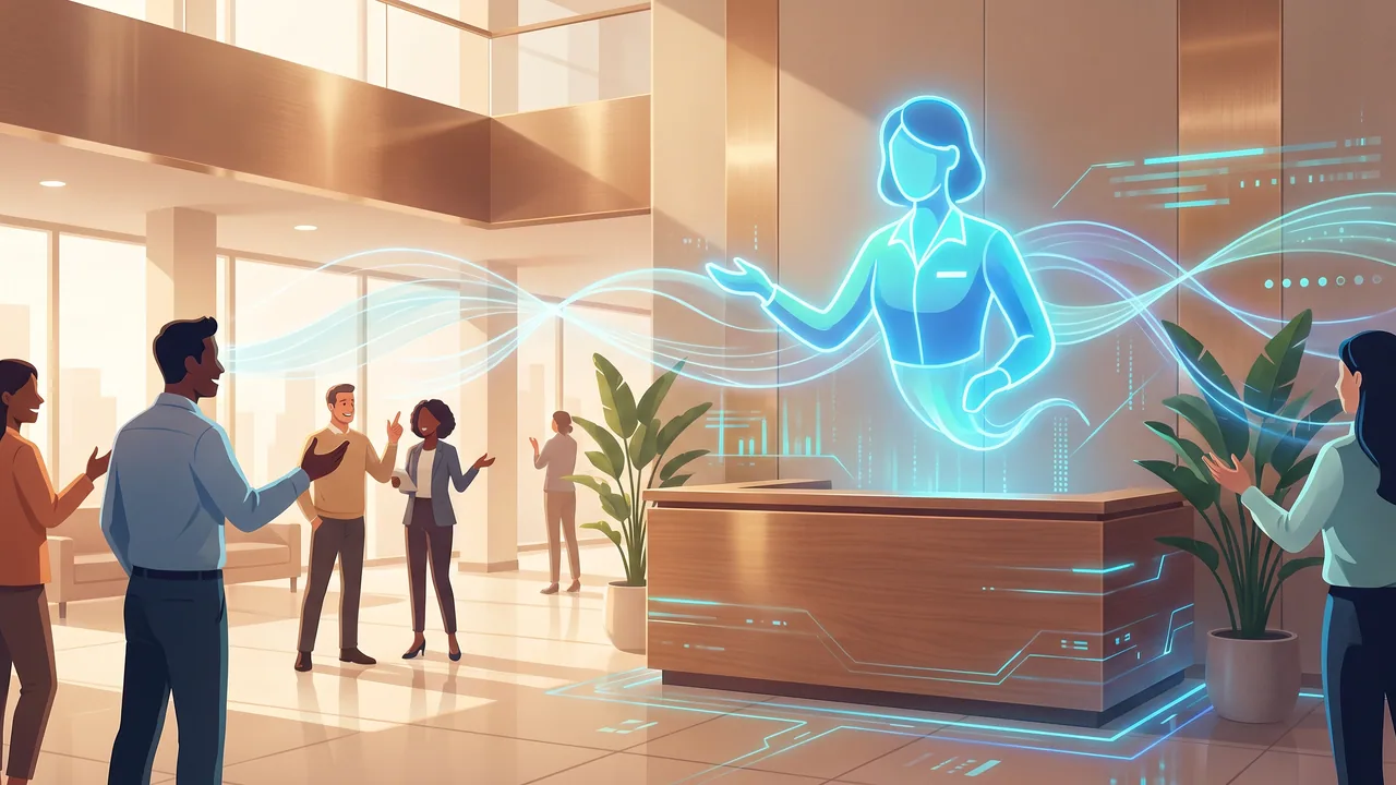 Cum îmbunătățește un receptioner virtual interacțiunea cu clienții în afaceri
