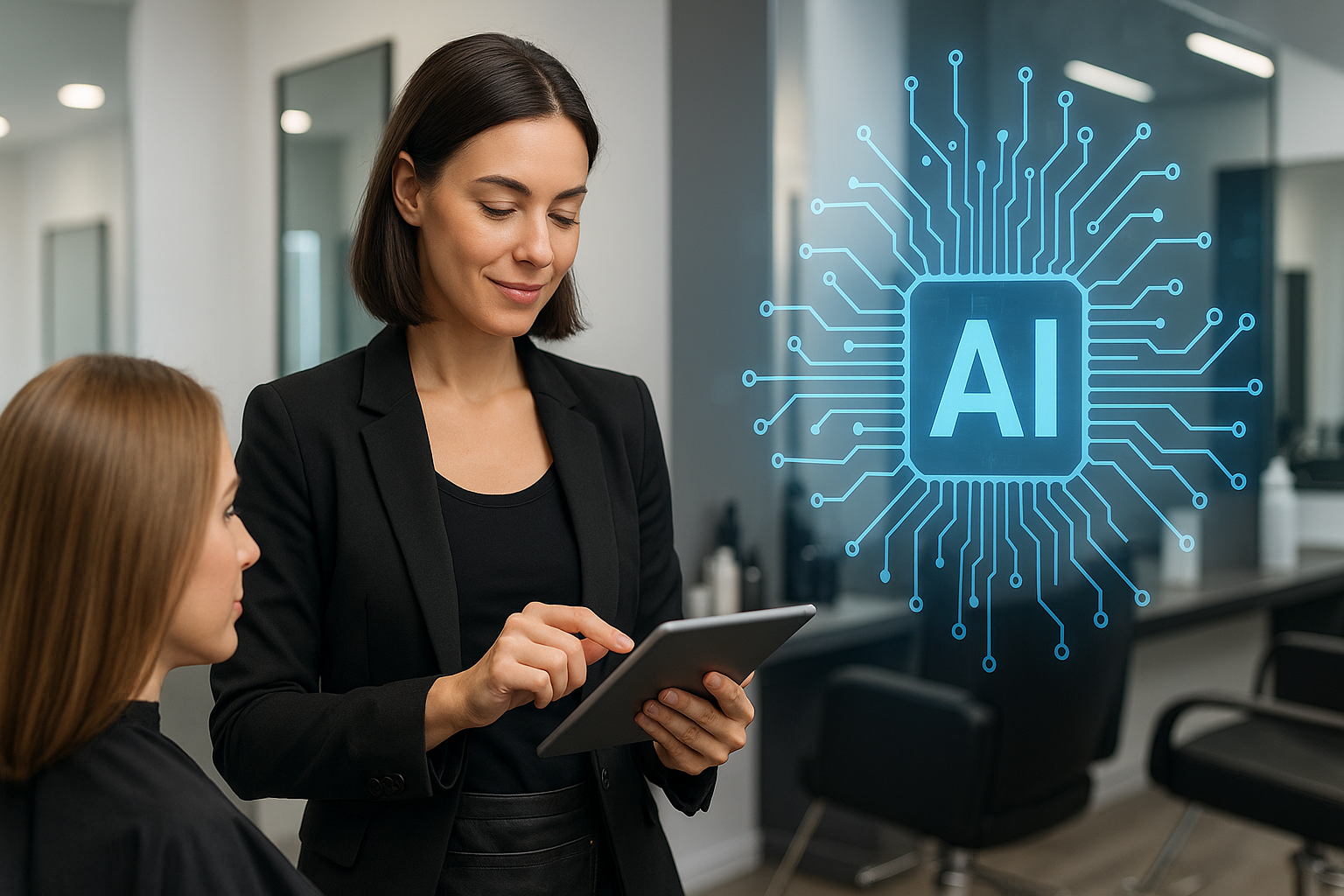 Maximizarea eficienței operaționale în saloane cu tehnologia AI
